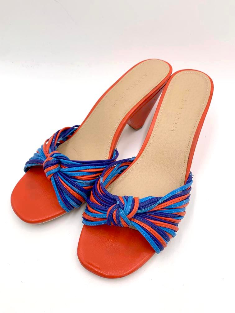 ALEXIA STAM アリシアスタン Multi Color Mules/マルチカラー ミュール サンダル sizeL/マルチ ■◆◎レディース