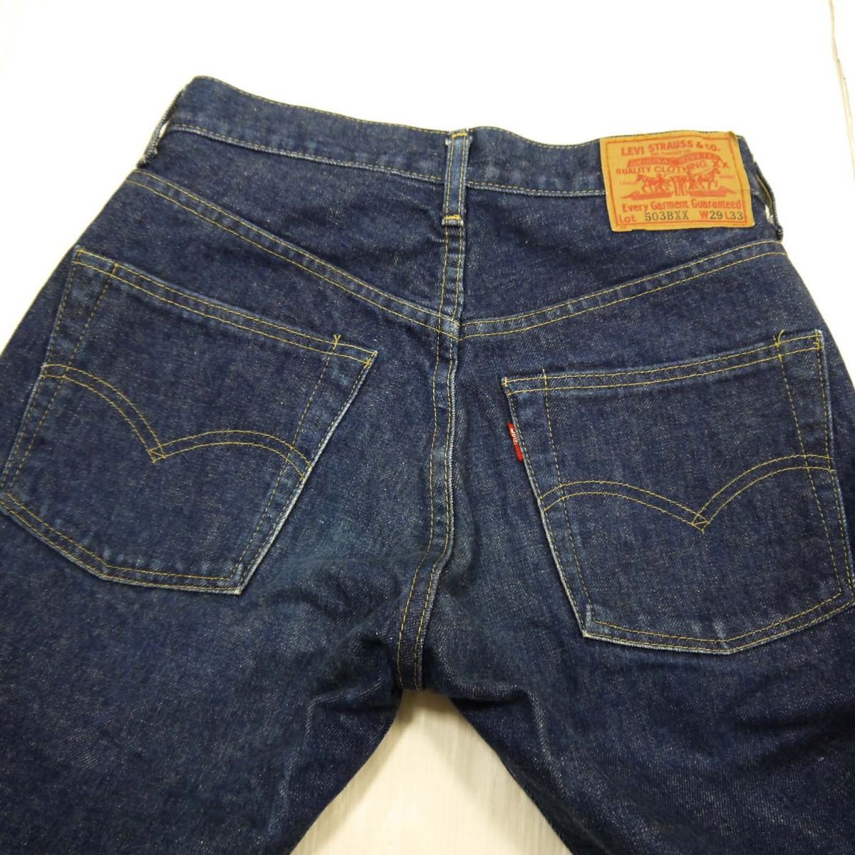 90s初期復刻◇LEVIS リーバイス 503BXX ジーンズ 日本製 BIGE 赤耳