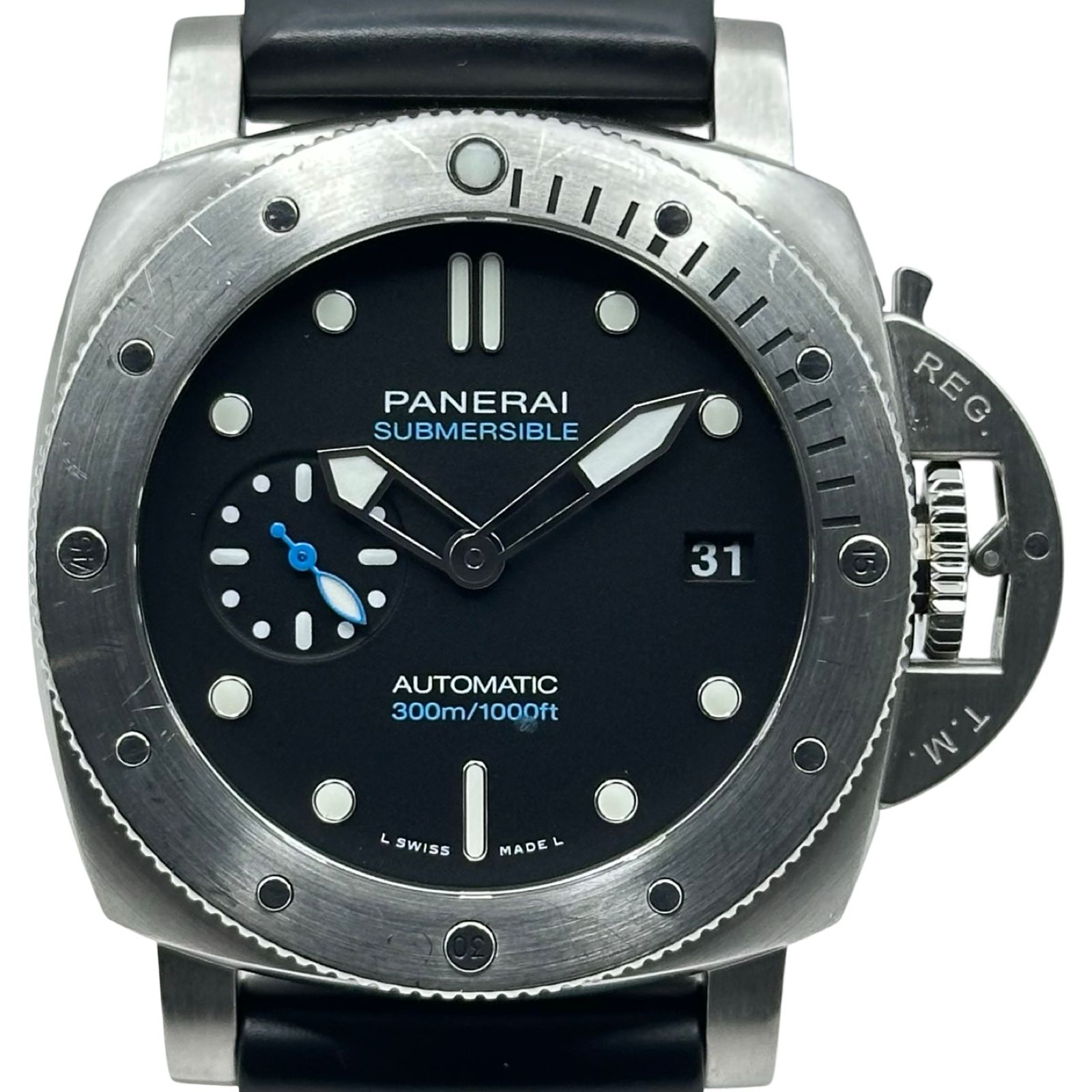 パネライ PANERAI サブマーシブル 42MM PAM00973 ブラック ステンレススチール 自動巻き メンズ 腕時計