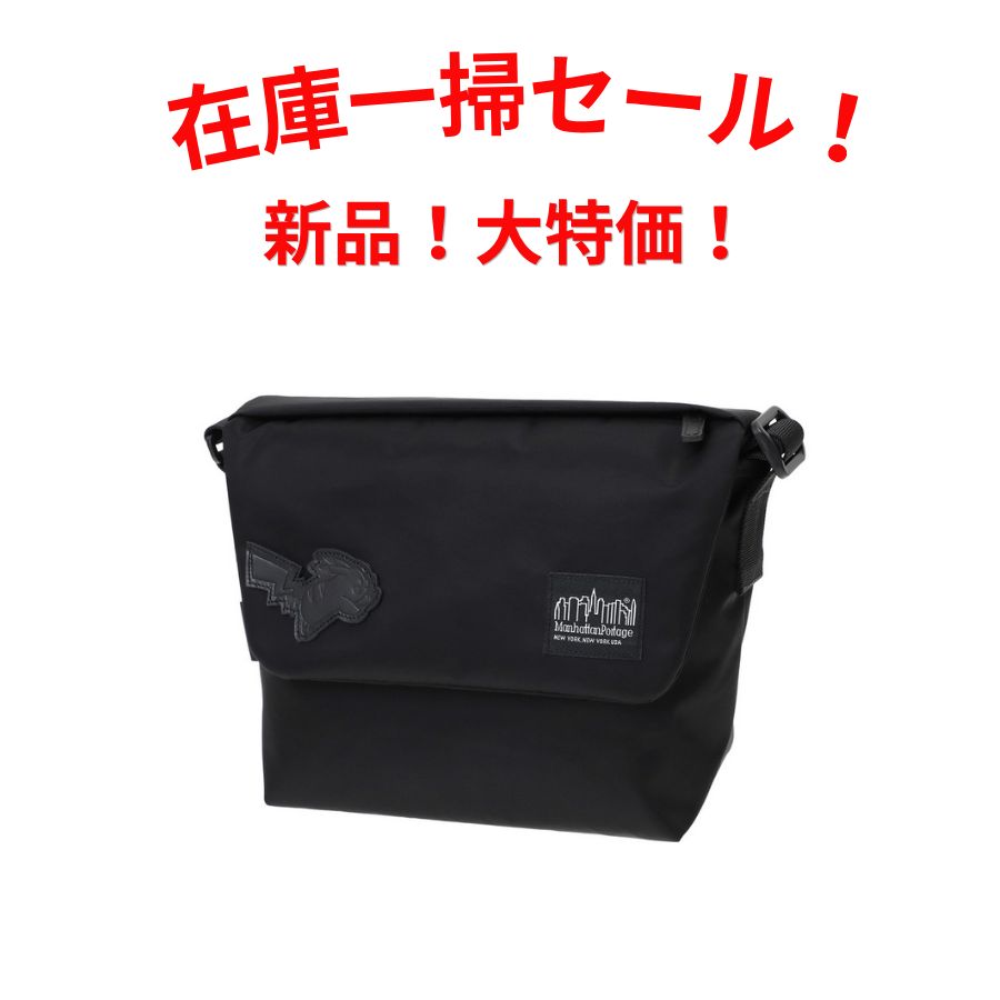 ポケモン Manhattan Portage BLACK LABEL マンハッタンポーテージブラックレーベル ショルダーバッグ メッセンジャーバッグ MP2600LTWLBLPKMN Black