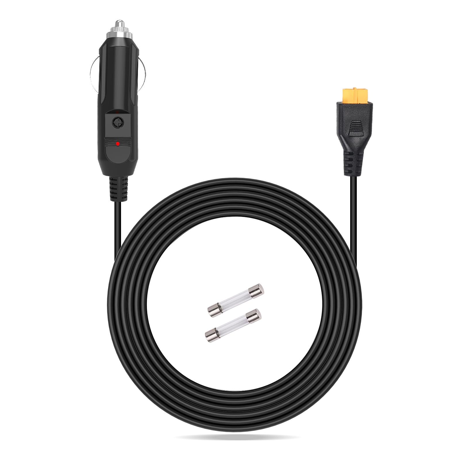 GUSUUI XT60 車用充電器延長ケーブル Anker SOLIX C300 C1000 DCカー