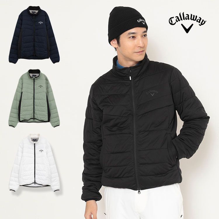 新品【メーカー正規仕入品】【40%OFF・SALE・セール】秋 冬 Callaway GOLF キャロウェイ ゴルフウェア C25215106 スターストレッチ 中綿 ブルゾン [高ストレッチ、撥水性、防風性、透湿性、輻射熱保温性 収納袋付き]（メンズ）