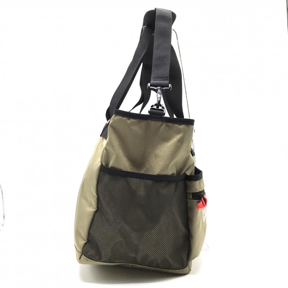 超美品】キャロウェイ 2WAYボストンバッグ カーキ×黒 ショルダー