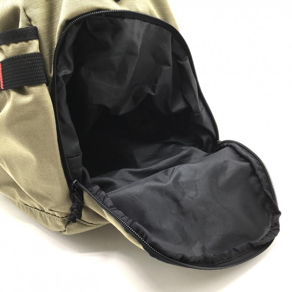 超美品】キャロウェイ 2WAYボストンバッグ カーキ×黒 ショルダー