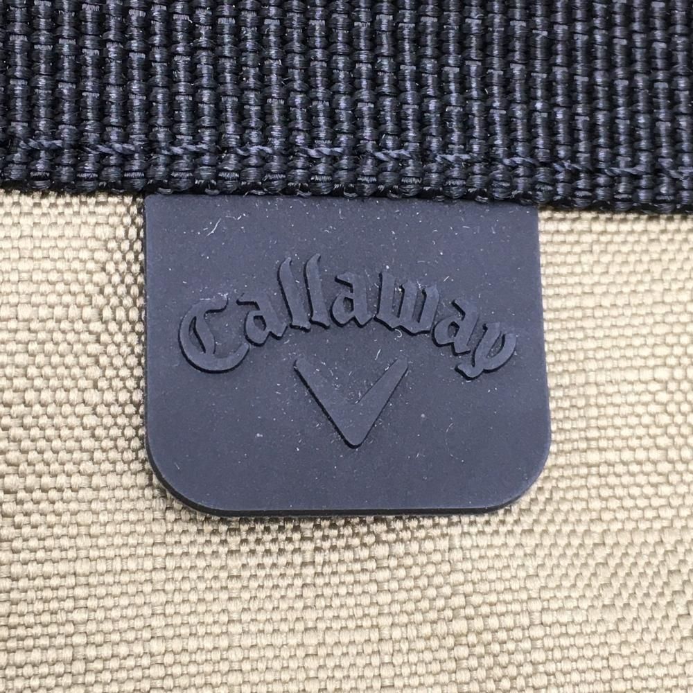 超美品】キャロウェイ 2WAYボストンバッグ カーキ×黒 ショルダー
