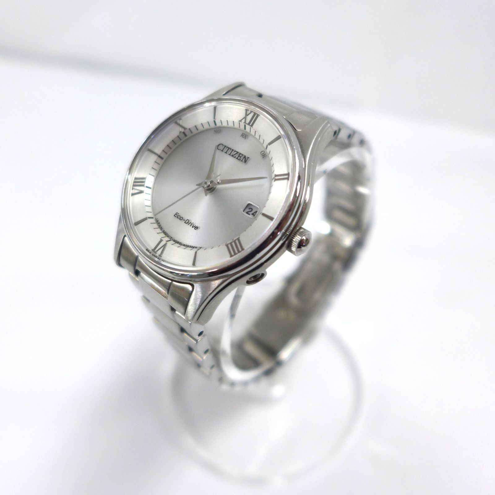 稼働品】CITIZEN シチズン エコ・ドライブ電波時計 ES0000-79A