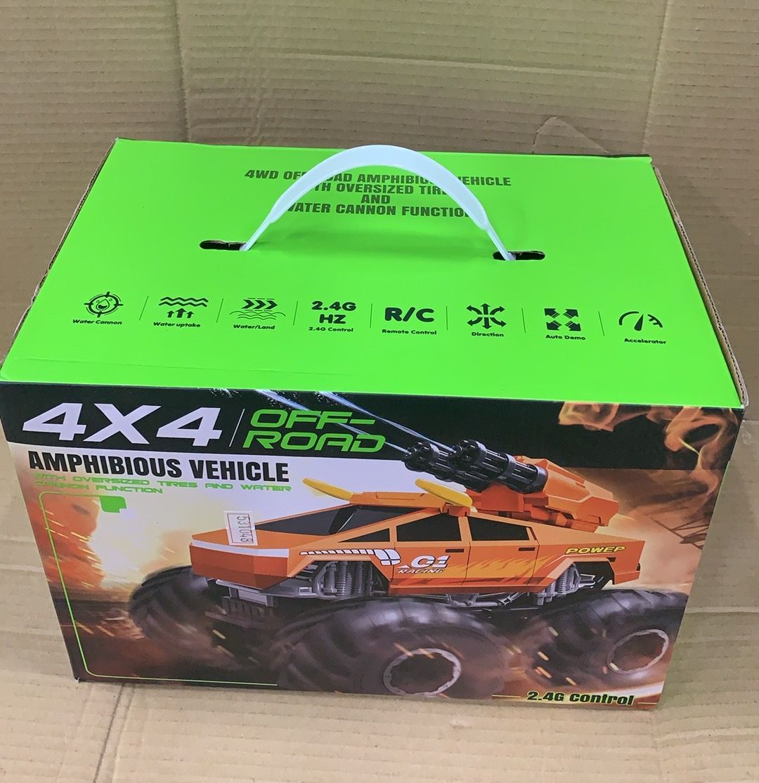 ZAVEN ラジコンカー 水陸両用 水鉄砲付き 4WD 高速・低速切替モード