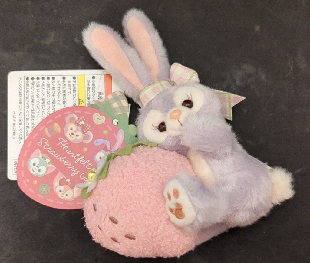 東京ディズニーシー ぬいぐるみチャーム Heartfelt Strawberry Gift ステラルー(苺) 2024