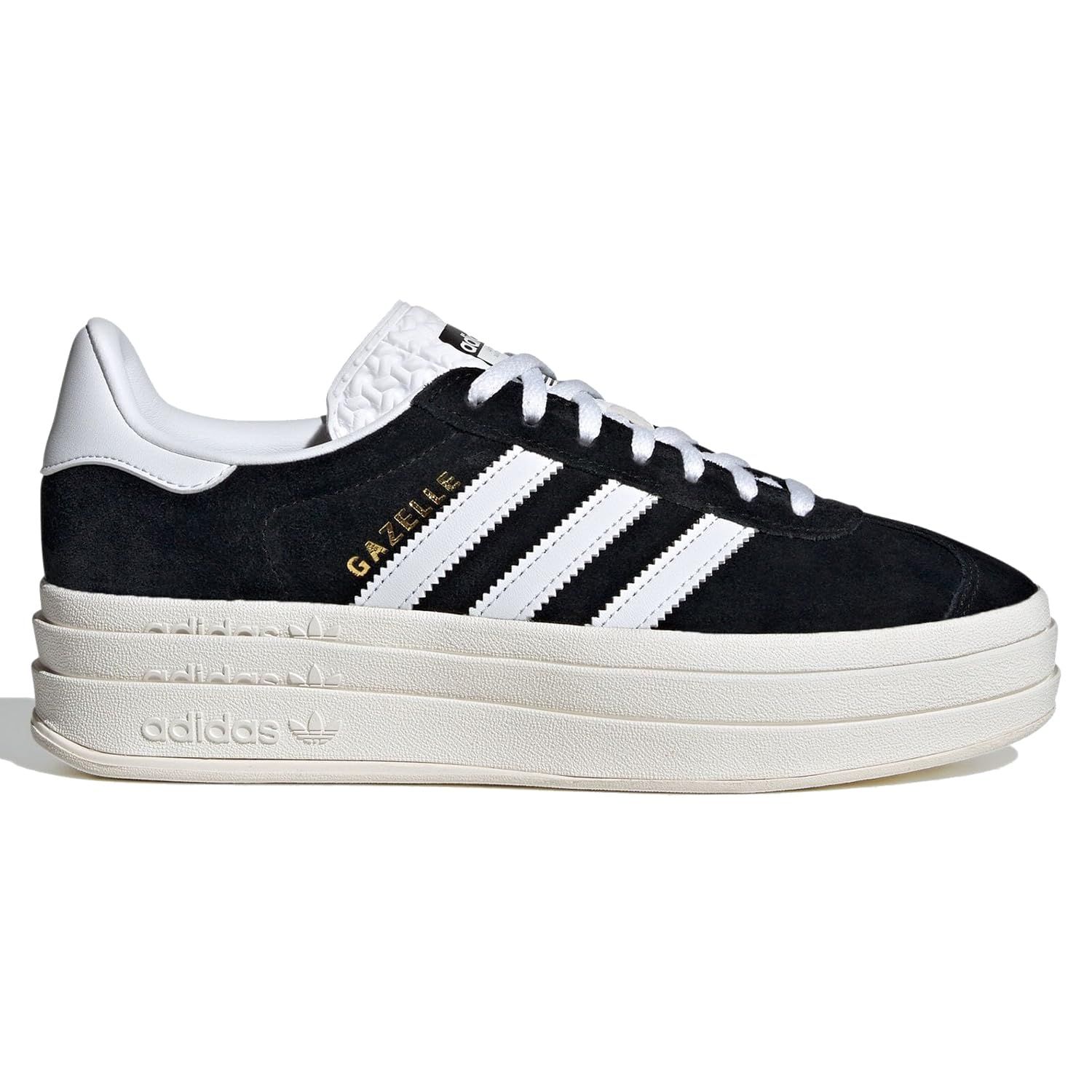 ａｄｉｄａｓ GAZELLE BOLD W HQ6912 24.5cm [コアブラック/フットウェアホワイト/コアホワイト] [24.5 cm]