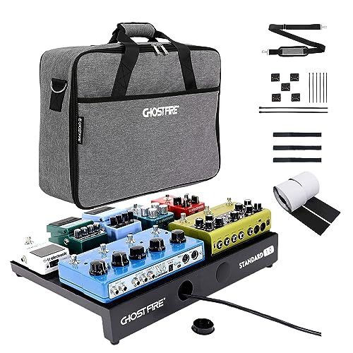 GHOSTFIRE 超軽量 ギターエフェクター ボード ペダルボード アルミニウム合金 面ファスナー キャリングバッグ付き Vシリーズ (V-Standard1.0(43x31cm))★m