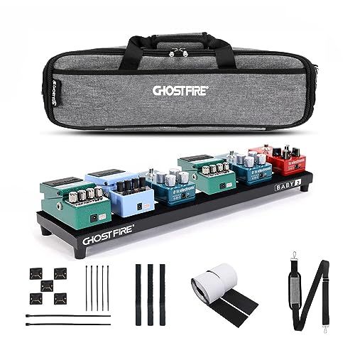 GHOSTFIRE 超軽量 ギターエフェクター ボード ペダルボード アルミニウム合金 面ファスナー キャリングバッグ付き Vシリーズ (V-Baby2(50x14cm))★m