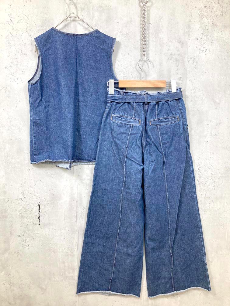 Ameri VINTAGE アメリヴィンテージ DOT BUTTON DENIMSETUP デニム
