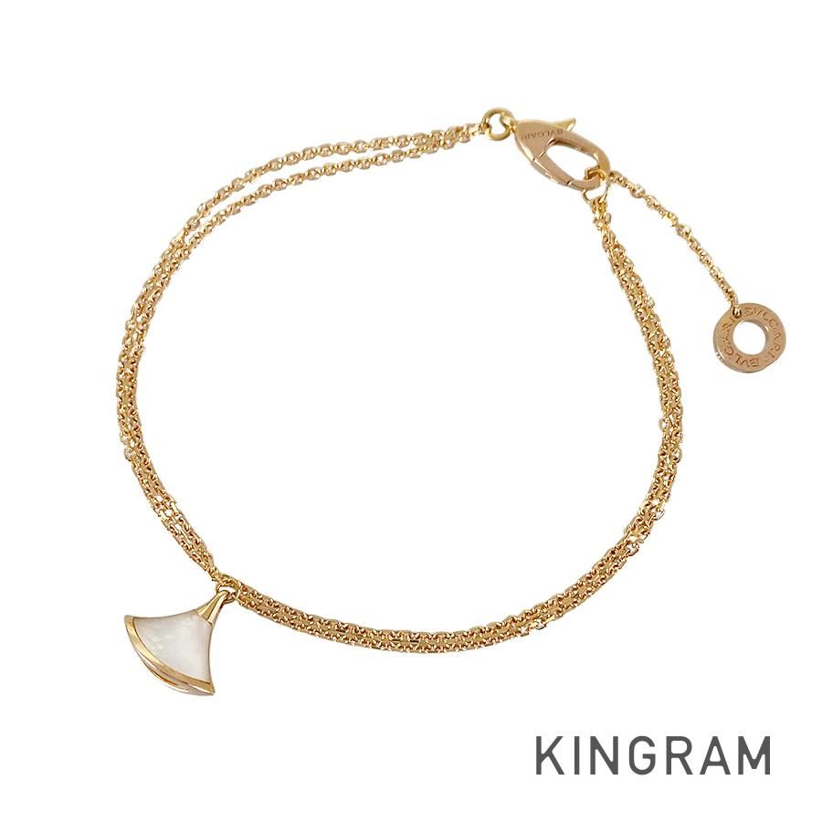 ブルガリ BVLGARI ディーヴァドリーム K18PG シェル ブレスレット sss【中古】