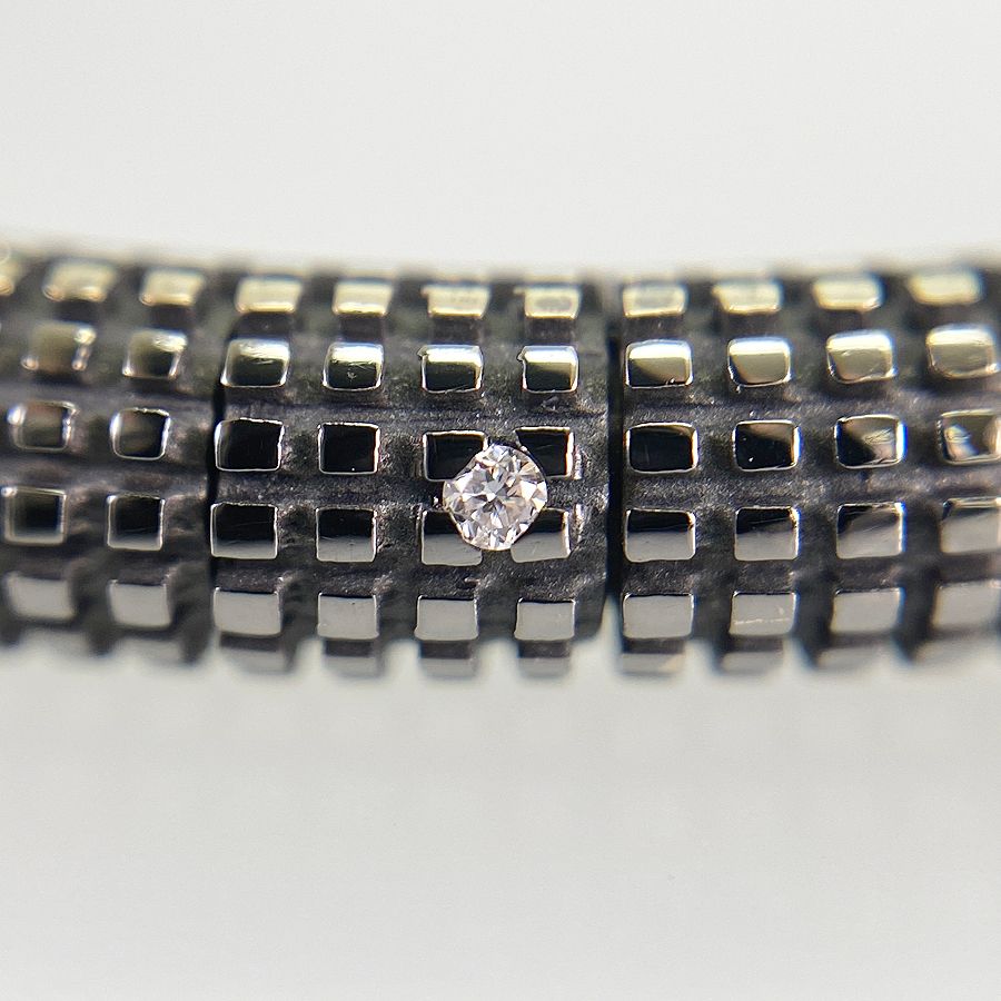 ダミアーニ Damiani メトロポリタン K18WG ダイヤモンド バングル sss