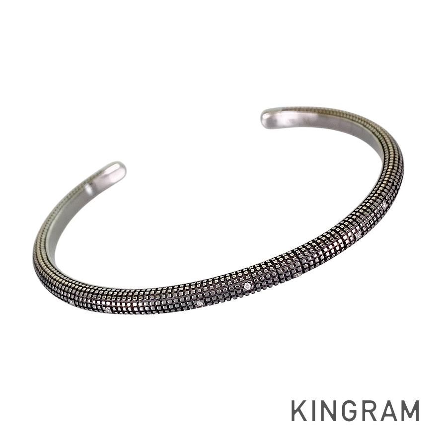 ダミアーニ Damiani メトロポリタン K18WG ダイヤモンド バングル sss
