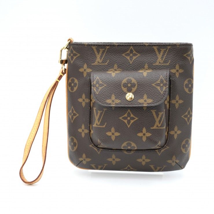 LOUIS VUITTON（ルイヴィトン）ポシェットアクセソワール ポシェットフロランティーヌ ポーチ ハンドバッグ モノグラム ポケット付き ゴールド金具 M51901【中古】