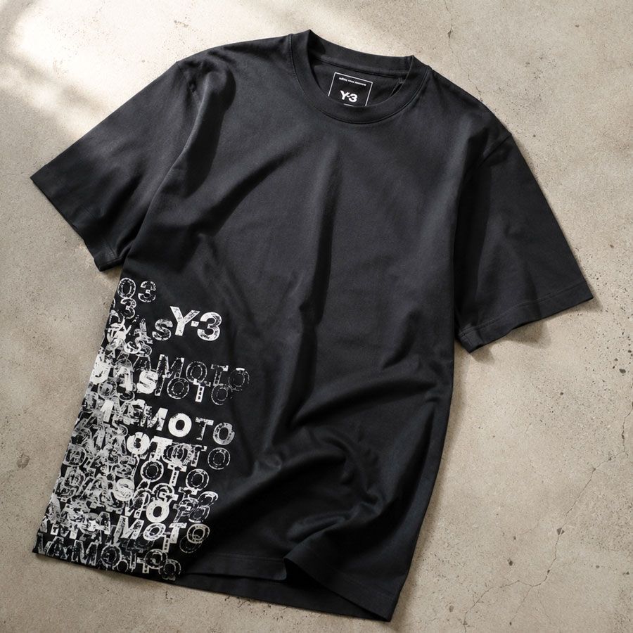 【新品商品】Y-3 ワイスリー (KR2223) GFX SHORT SLEEVE TEE Tシャツ グラフィック ショート トップス クルーネック 半袖 ロゴ メンズ ユニセックス コットン カットソー 【2026年春夏新作】