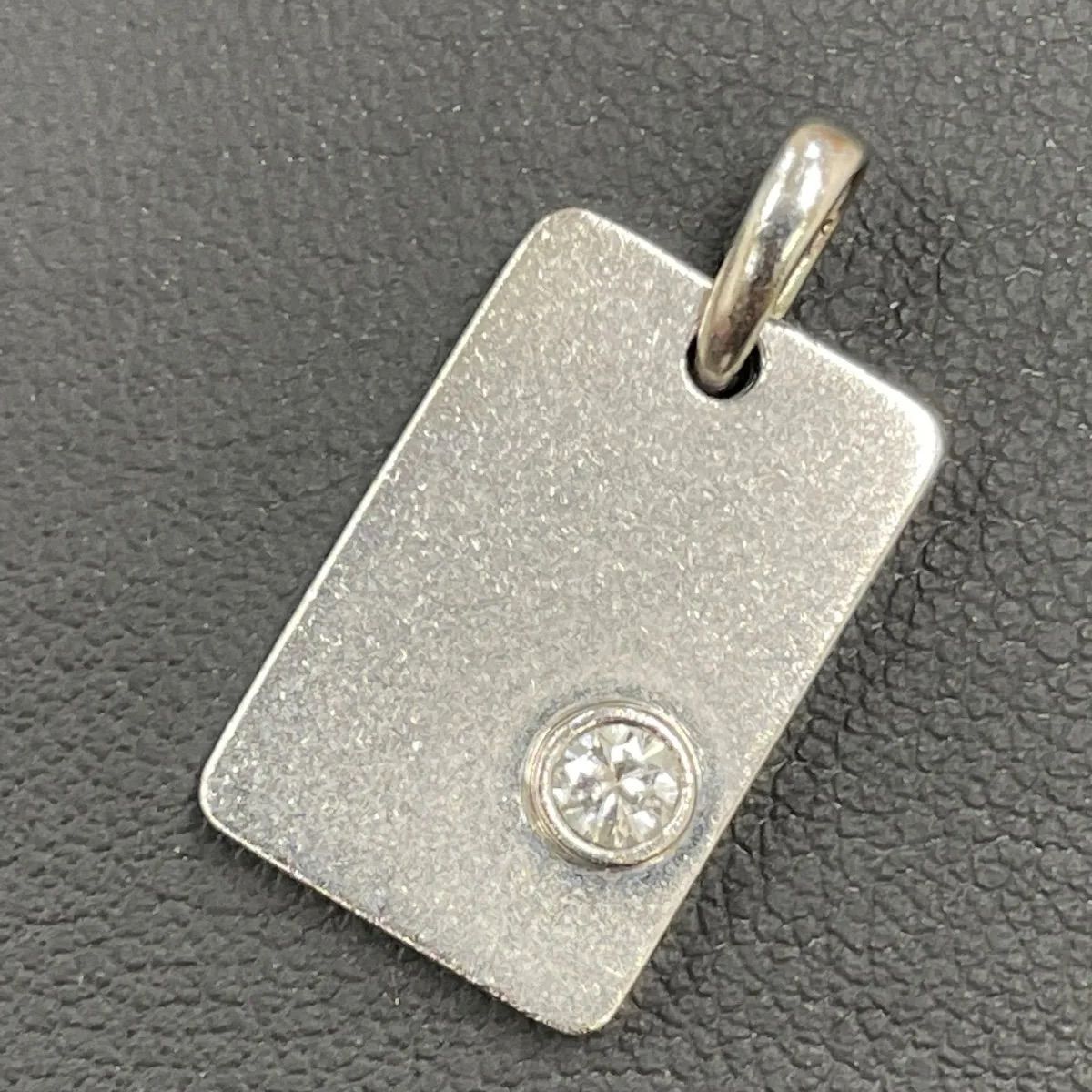 PT900 ダイヤモンド0.09ctネックレストップ　ペンダントトップ