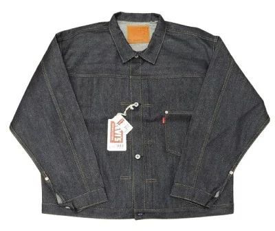 ▲★【タグ付/未使用】Levi's Vintage Clothing 1944大戦モデル デニムジャケット T-BACK S506XXE 0039S-0000 サイズ48 ブラック リーバイス LVC (130)