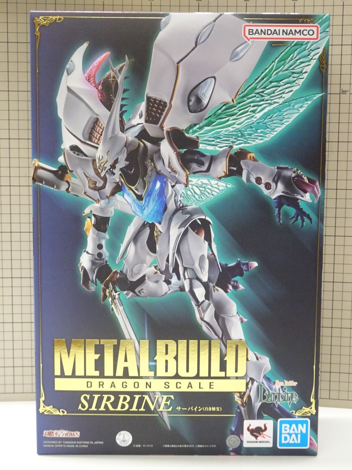 LBUILDDRAGON SCALE サーバイン（白き秘宝）輸送箱未開封 METAL BUILD DRAGON SCALE サーバイン 白き秘宝 輸送箱付 未開封品