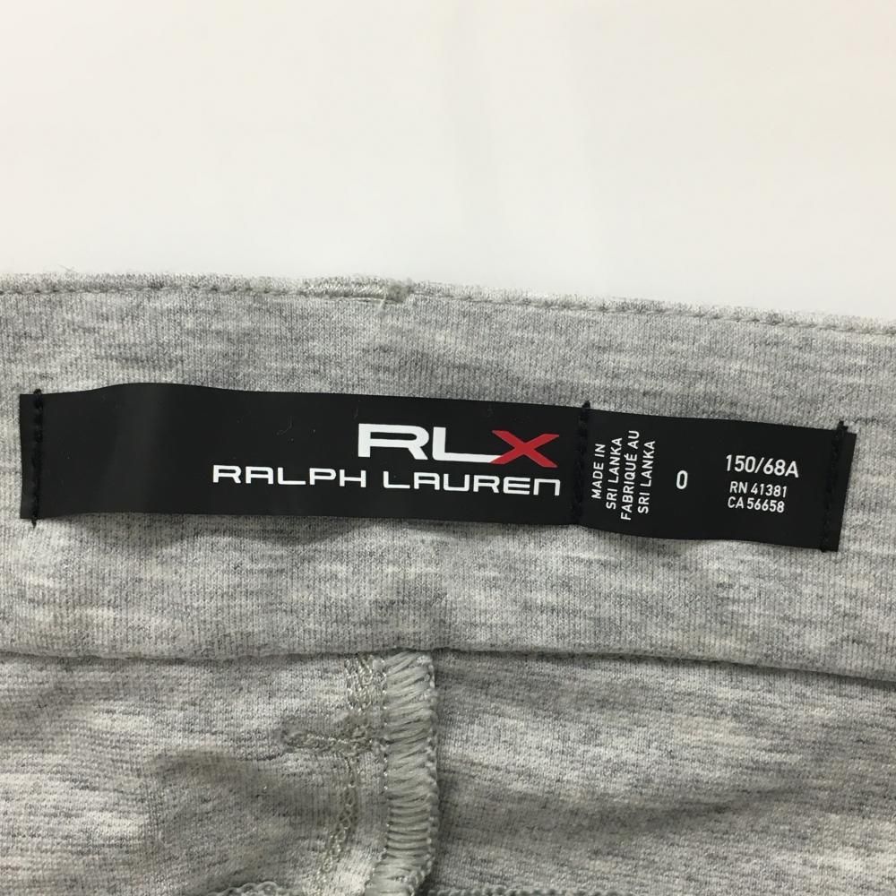 美品】RLXラルフローレン パンツ 杢グレー ロゴシルバー ストレッチ