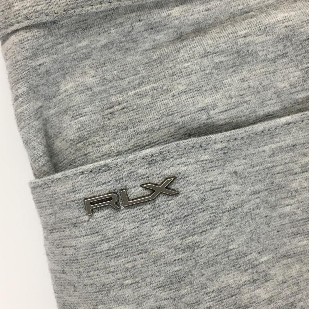 美品】RLXラルフローレン パンツ 杢グレー ロゴシルバー ストレッチ