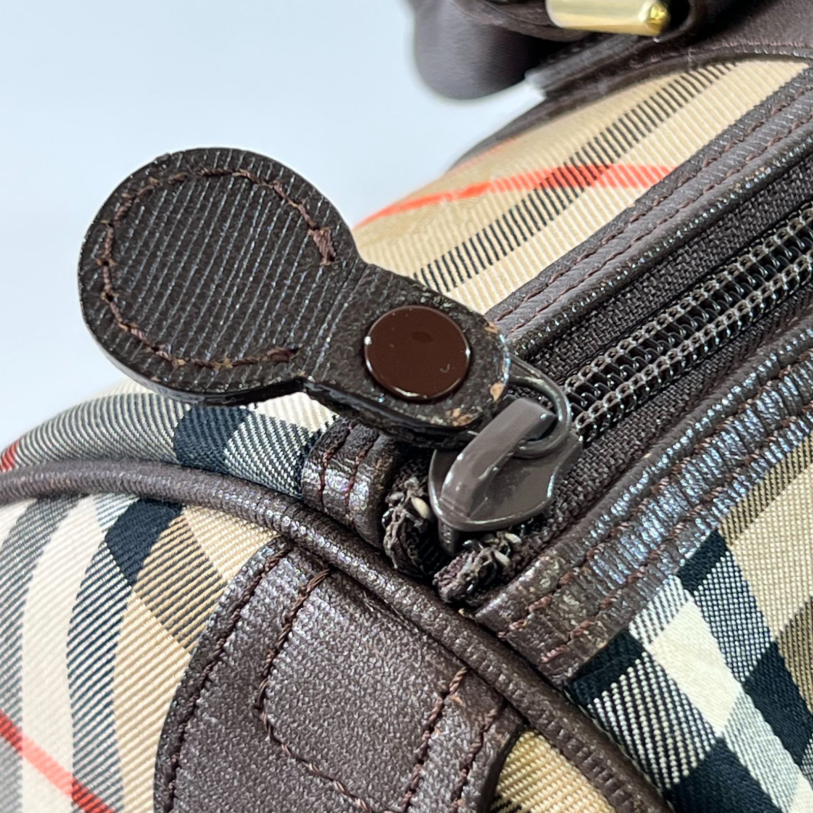 美品】Burberrys バーバリーズ ボストンバッグ ノバチェック ベージュ