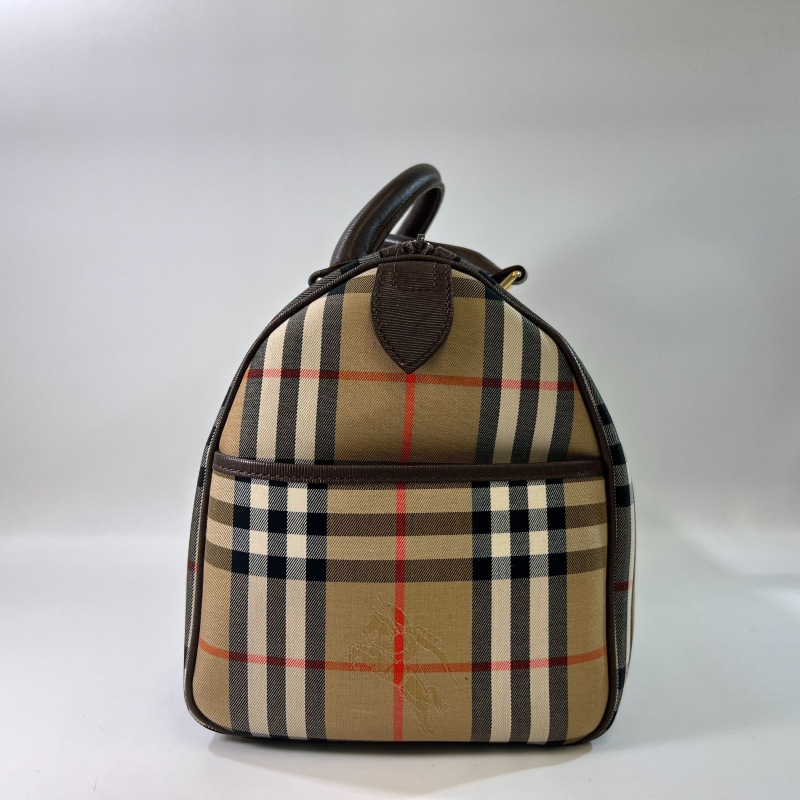 美品】Burberrys バーバリーズ ボストンバッグ ノバチェック ベージュ