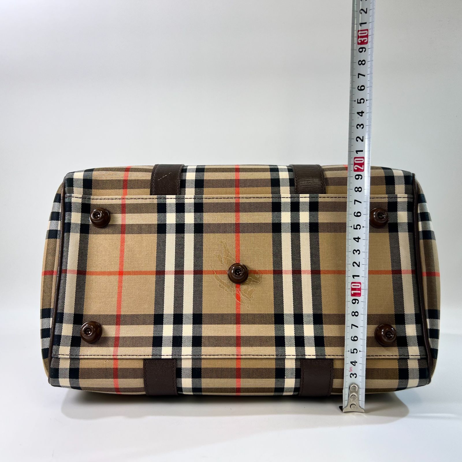 美品】Burberrys バーバリーズ ボストンバッグ ノバチェック ベージュ 
