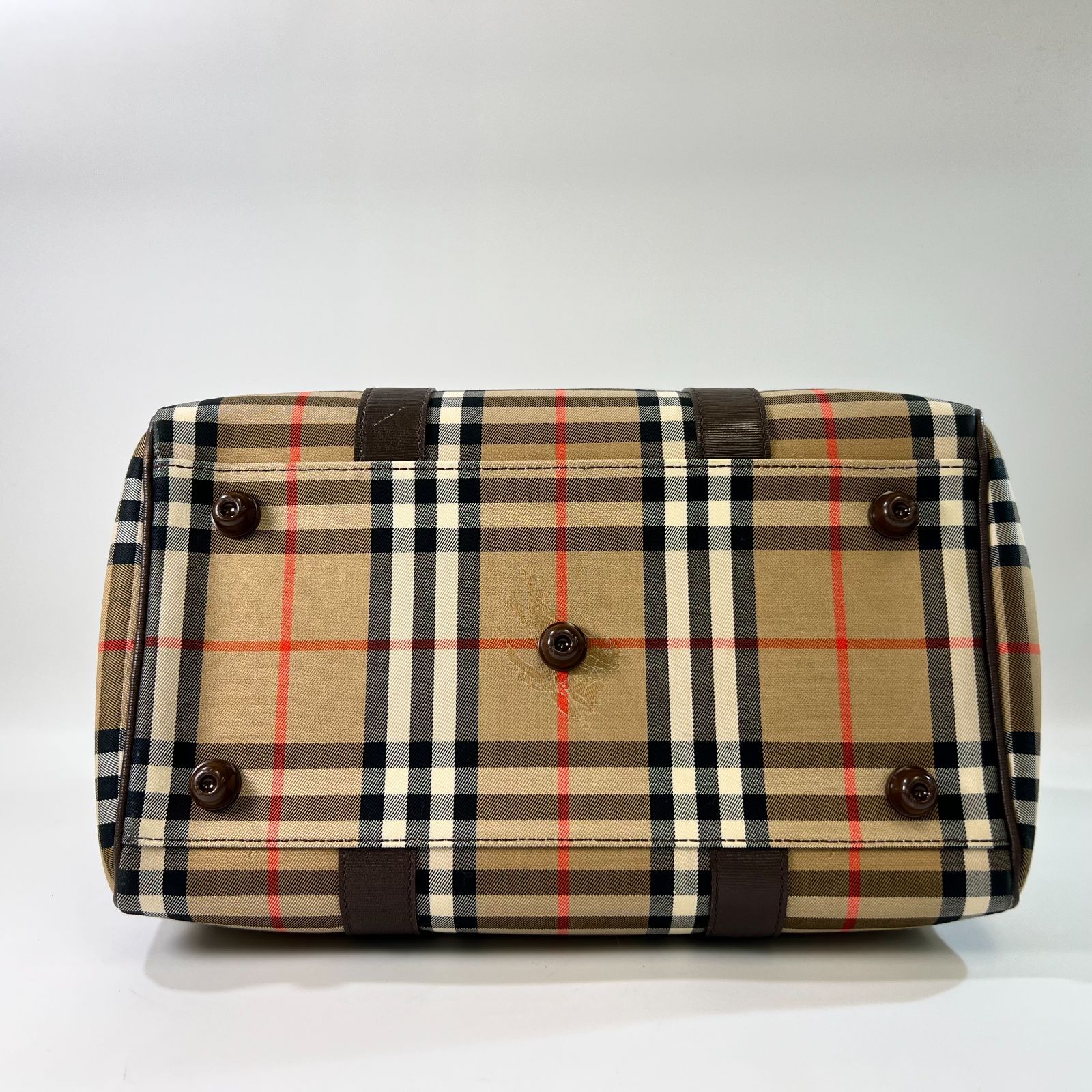 美品】Burberrys バーバリーズ ボストンバッグ ノバチェック ベージュ