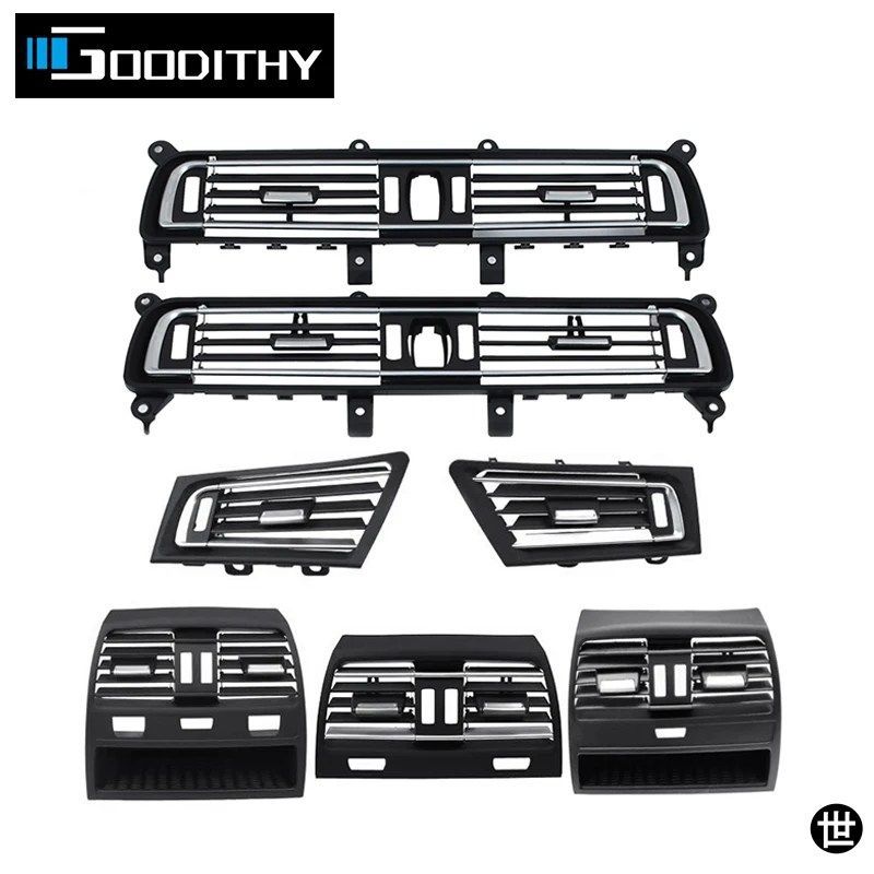 BMW 7シリーズ F01 F02 730 735用 LHD クローム フロント センター 左 右 リア フレッシュ エアコン AC ベント グリル アウトレット パネル