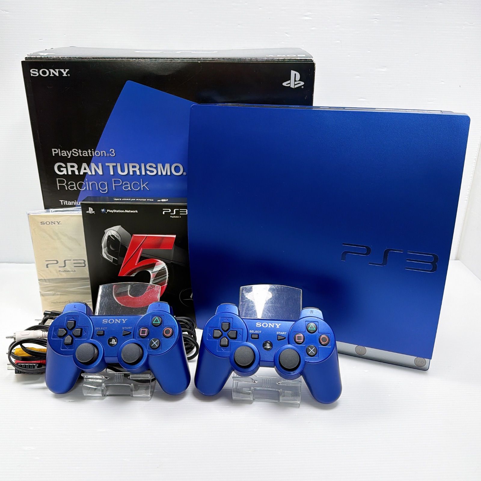 極美品 プレステ3本体 PS3 グランツーリスモ5 レーシングパック 遊べるセット 動作確認済み SONY PlayStation3 GRAN TURISMO 5 RacingPack ソニー プレイステーション3 CECH-2500A 管理番号M2051
