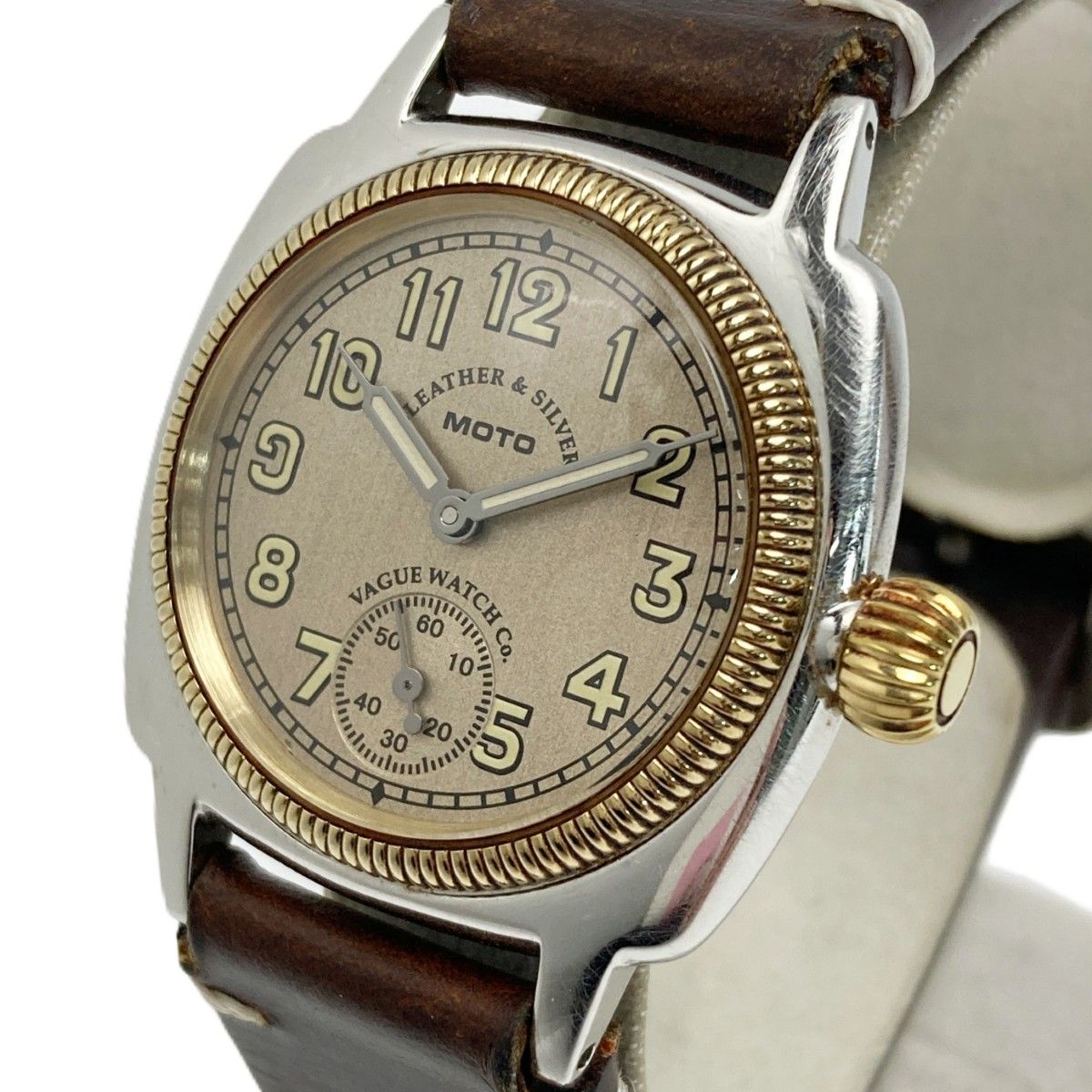 MOTO×VAGUE WATCH CO. クッサン WT04 クォーツ メンズ 腕時計 COUSSIN ヴァーグウォッチ