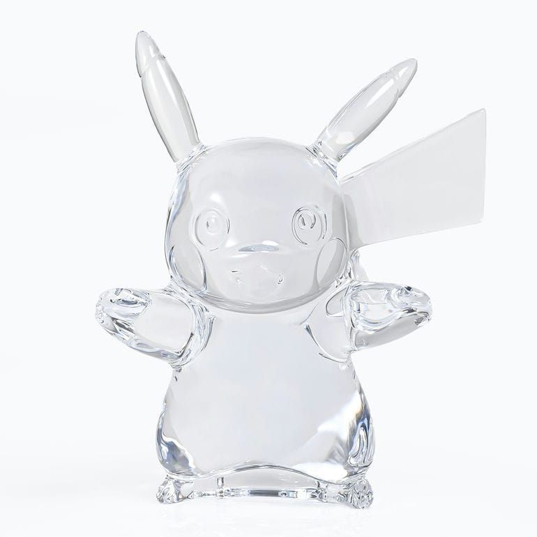 バカラ Baccarat クリスタル フィギュア ポケモン ピカチュウ ポケットモンスター クリア 2814780 インテリア オブジェ 置物