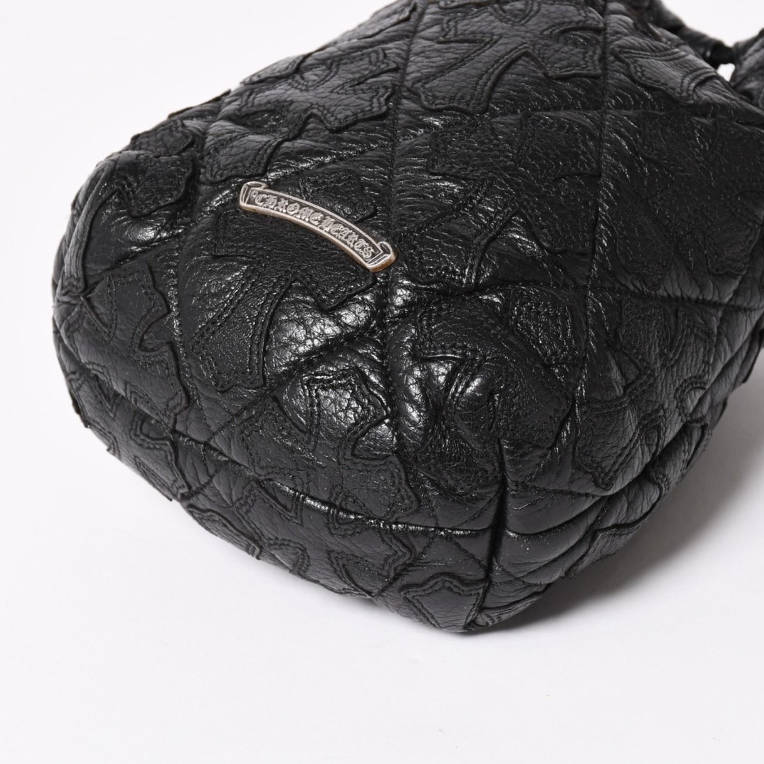 極美品 CHROME HEARTS クロムハーツ DRW STRNG SACK CRS PATCH ドロー