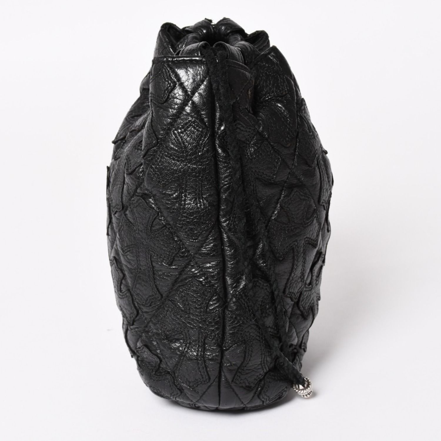 極美品 CHROME HEARTS クロムハーツ DRW STRNG SACK CRS PATCH ドロー
