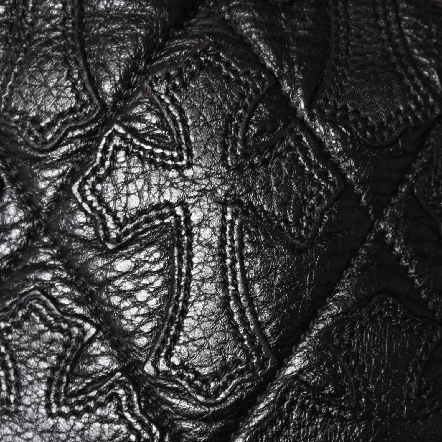 極美品 CHROME HEARTS クロムハーツ DRW STRNG SACK CRS PATCH ドロー