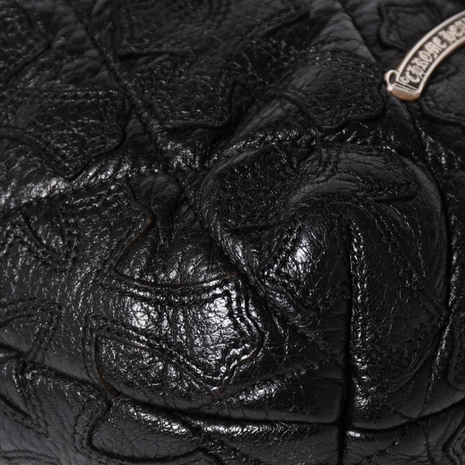 極美品 CHROME HEARTS クロムハーツ DRW STRNG SACK CRS PATCH ドロー