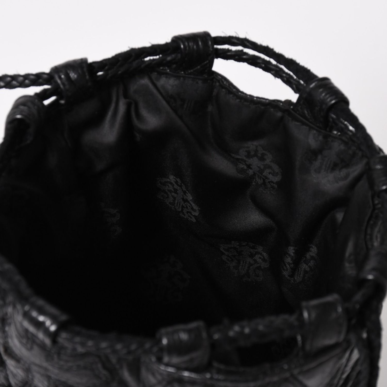極美品 CHROME HEARTS クロムハーツ DRW STRNG SACK CRS PATCH ドロー