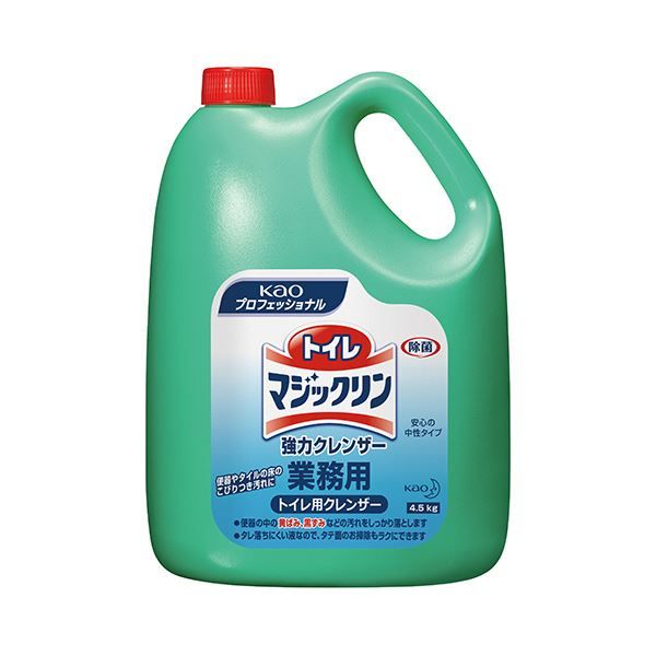 花王 トイレマジックリン 強力クレンザー業務用 4.5kg×4本セット トイレ洗剤 詰替 業務用まとめ買い