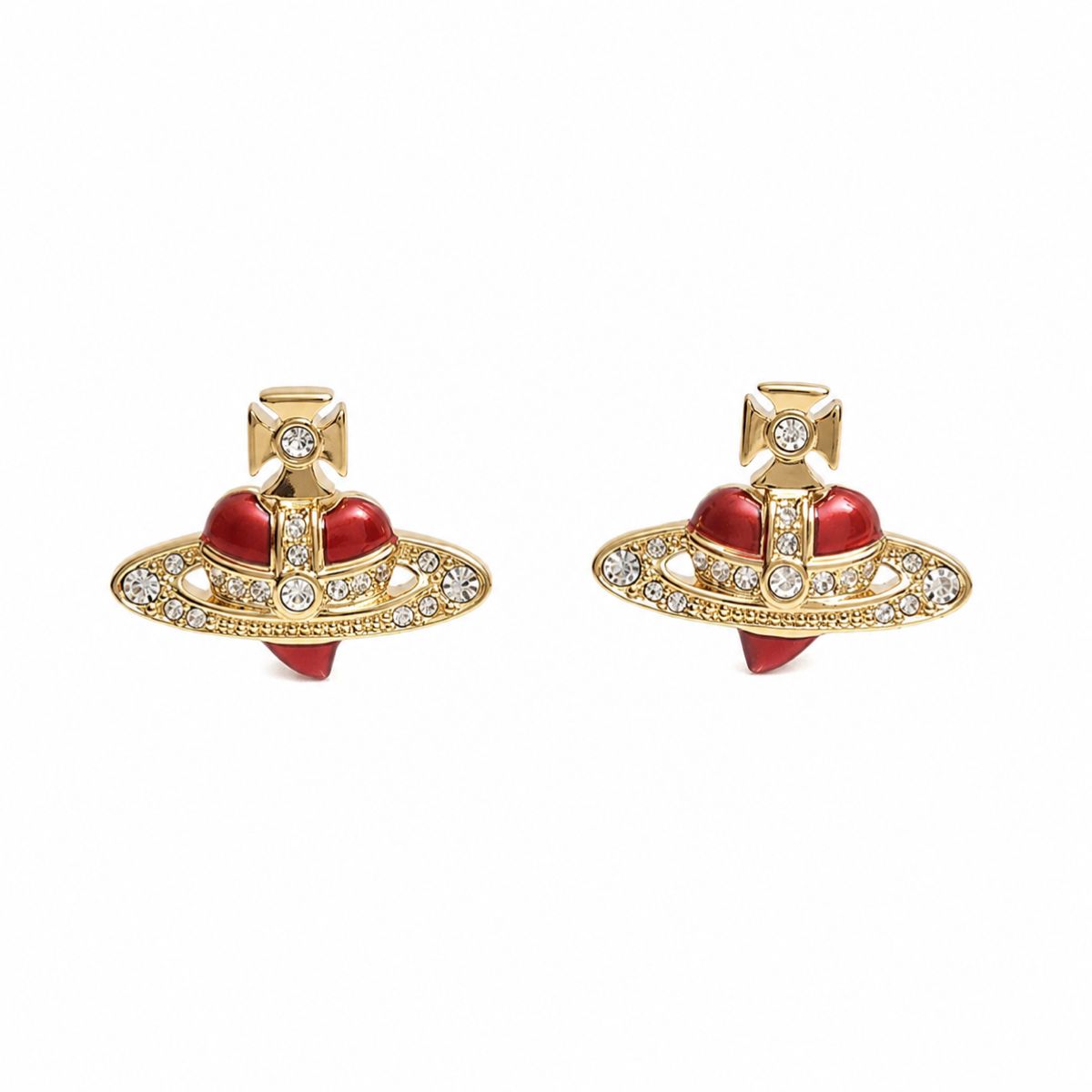 【ギフト対応可】ヴィヴィアンウエストウッド VIVIENNE WESTWOOD ピアス DIAMANTE HEART オーブ ハート レディース ゴールド ファッション アクセサリー ジュエリー 人気 ブランド おしゃれ 誕生日 記念 プレゼント 送料無料