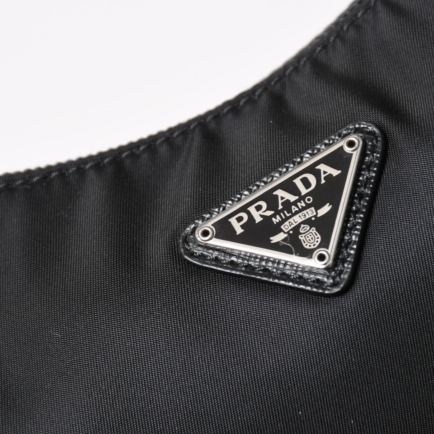 極美品 PRADA プラダ ホーボー ハンドバッグ MV515 トライアングルロゴ