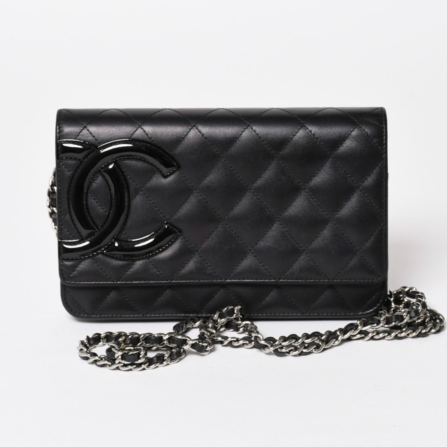 CHANEL シャネル カンボンライン チェーンウォレット A46646