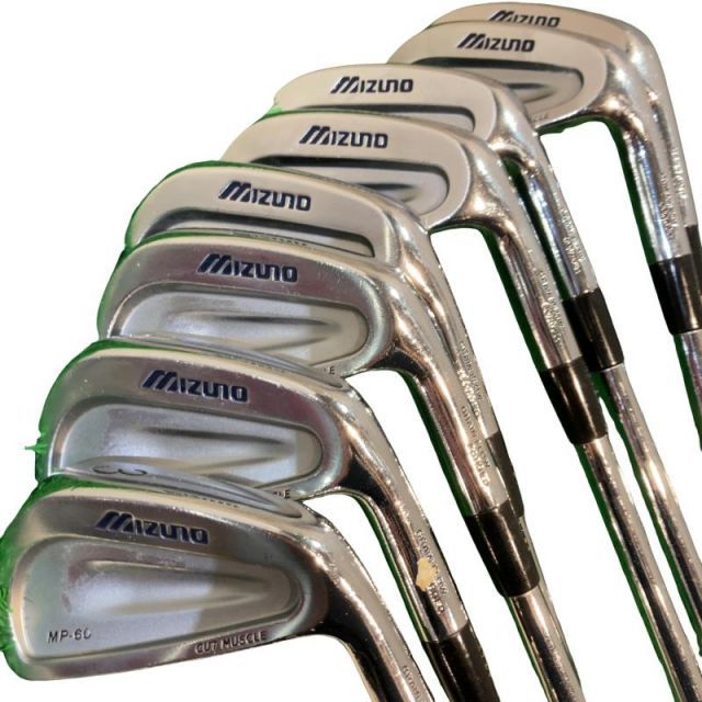 【中古】 ミズノ MP-60 8S アイアンセット IR 純正特注シャフト (フレックスS) メンズ 男性用 右利き 右用 Cランク ゴルフクラブ
