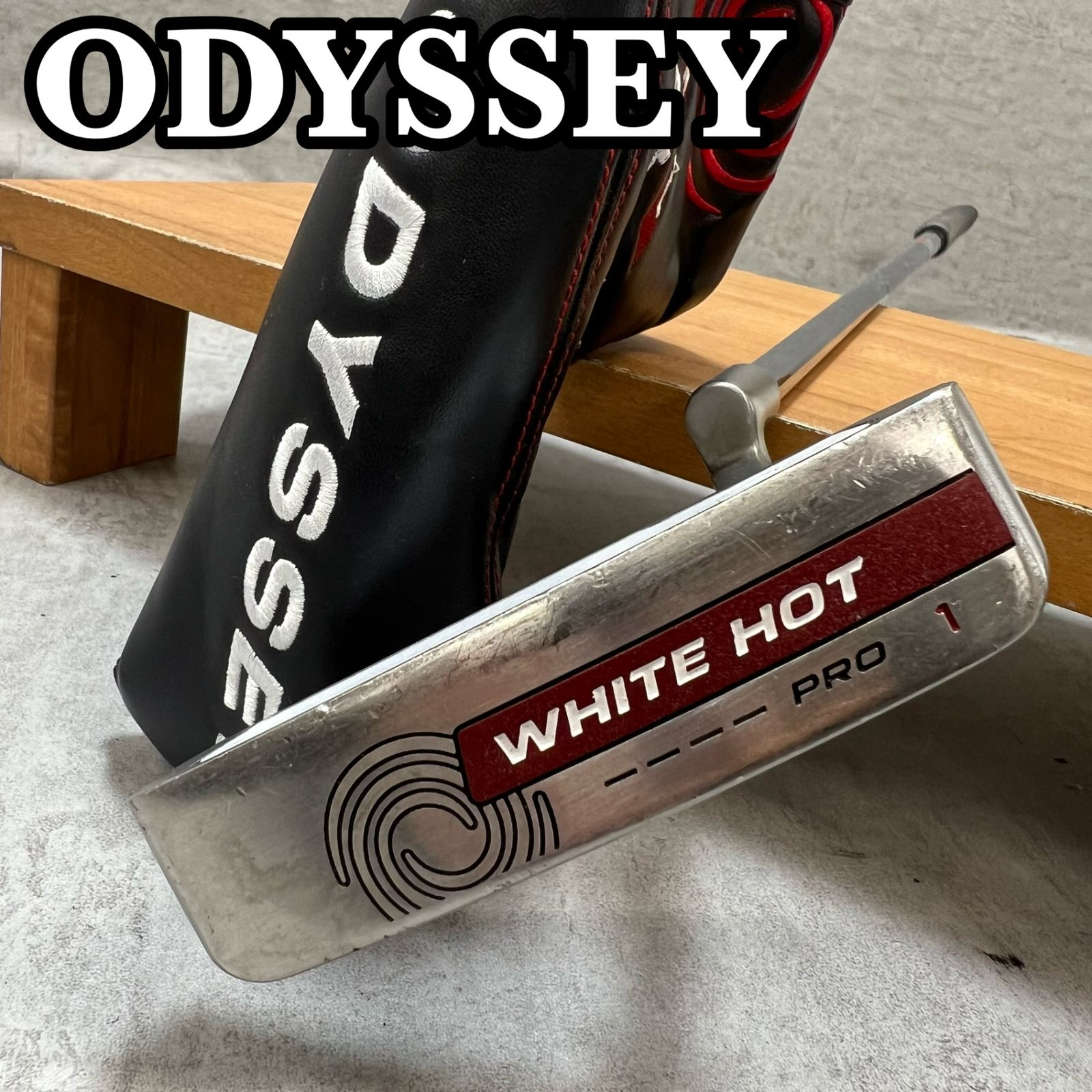 【未使用】ODYSSEY WHITE HOT PRO #1 ヘッドカバー付 オデッセイ ホワイトホットプロ1 メンズゴルフ パター 34インチ 右利き