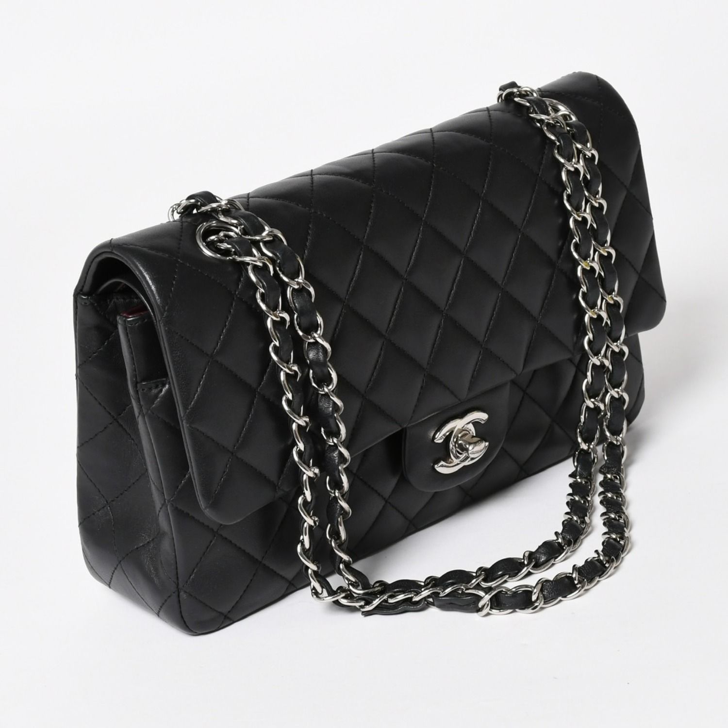 極美品 CHANEL シャネル マトラッセ25 Wフラップ Wチェーンショルダー