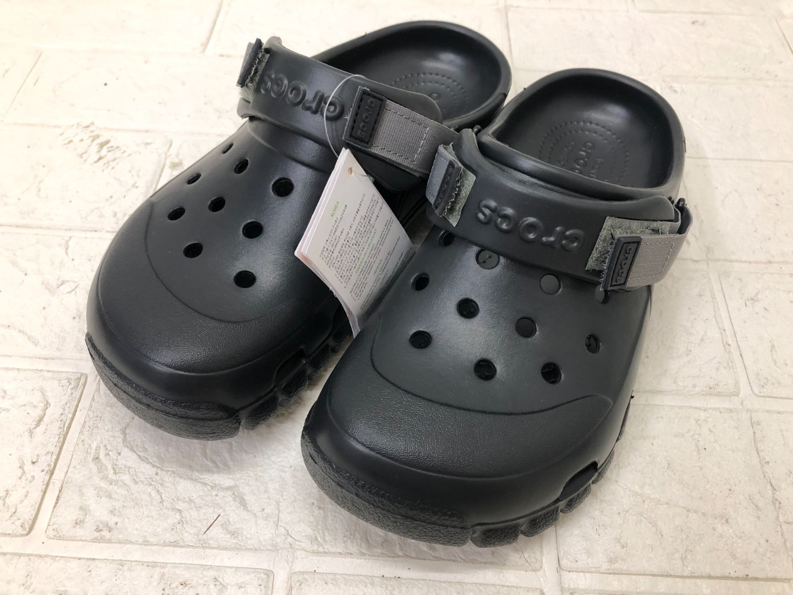 E）Crocs クロックス オフロード スポーツ クロッグ ブラック