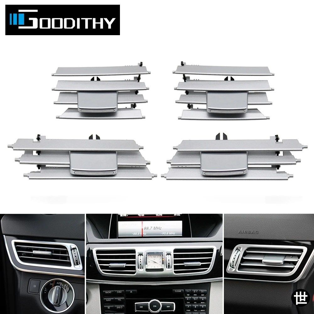 メルセデスベンツ Eクラス W212 セダン E260 E350 E63 2013-2015 用エアコンブレード左右中央エアコンベントスライダーリペアキット