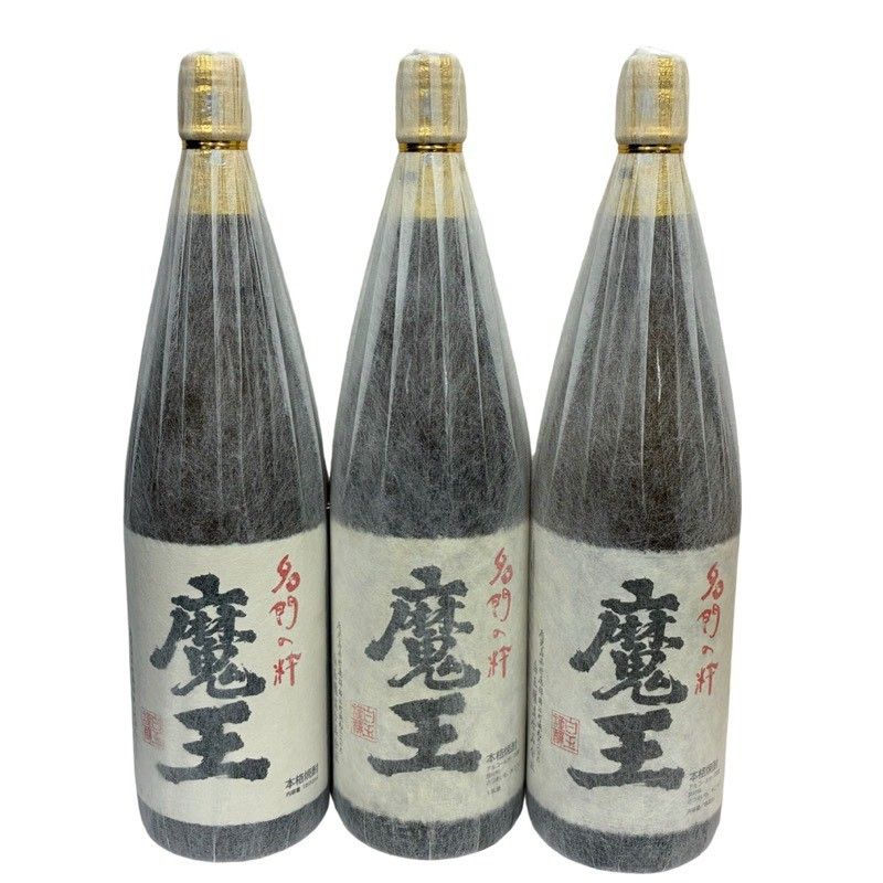 焼酎 魔王 3本セット 1800ml 25度 白玉醸造 芋焼酎 まとめ売り 【新品未開栓品】 52606K1133