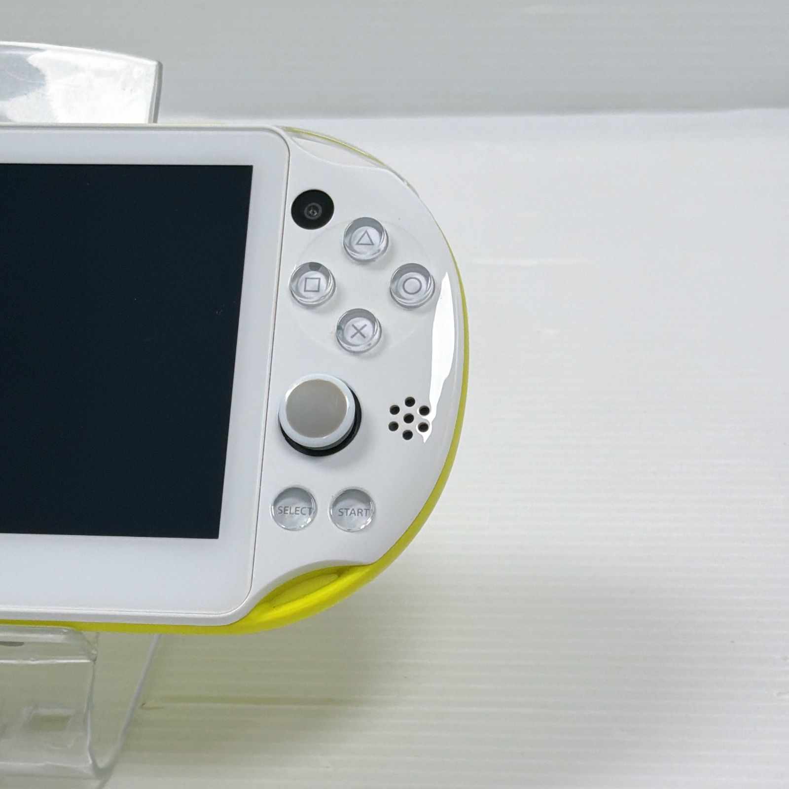 美品 PSVITA PCH 2000 ライムグリーン ホワイト PlayStation Vita FW3 